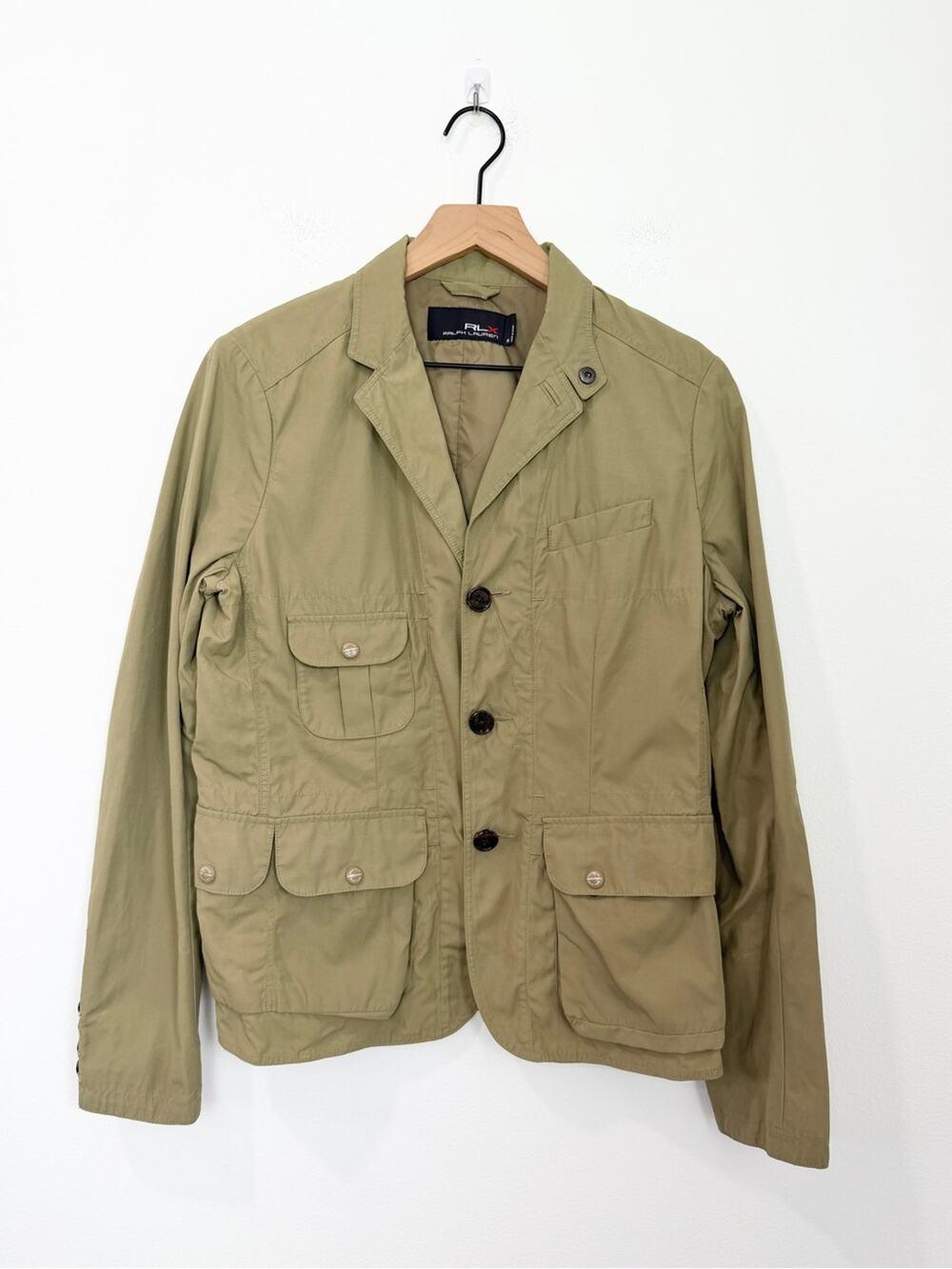 Ralph Lauren RLX Utility Field Jacket Medium Khaki Lightweight Medium - Picture 1 of 6